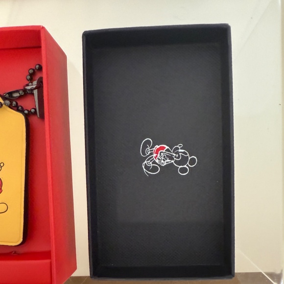 Rare Disney x Coach Mickey Mouse Yellow Hang Tag - Picture 3 of 7